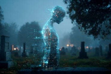 This shows a digital "ghost" coming out of a dark path.