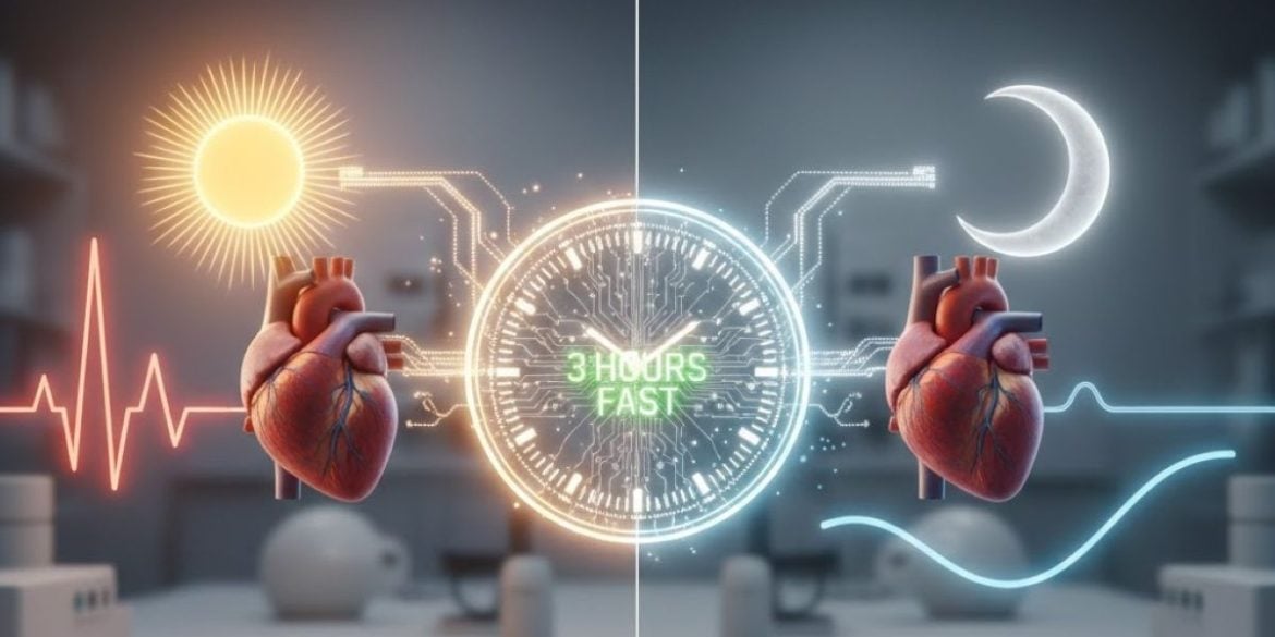 This shows two hearts, heart rate and a sun and moon.