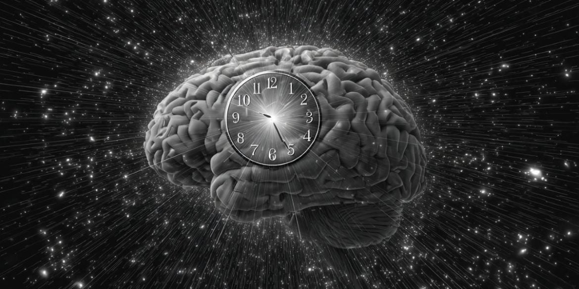 This shows a brain and a clock.