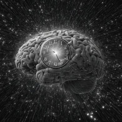 This shows a brain and a clock.