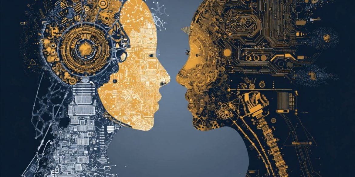 This shows a digital head and a person's head.