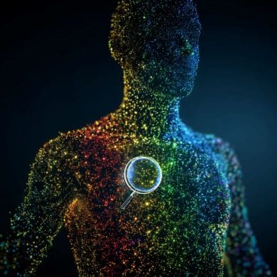 This shows the outline of a digital body.