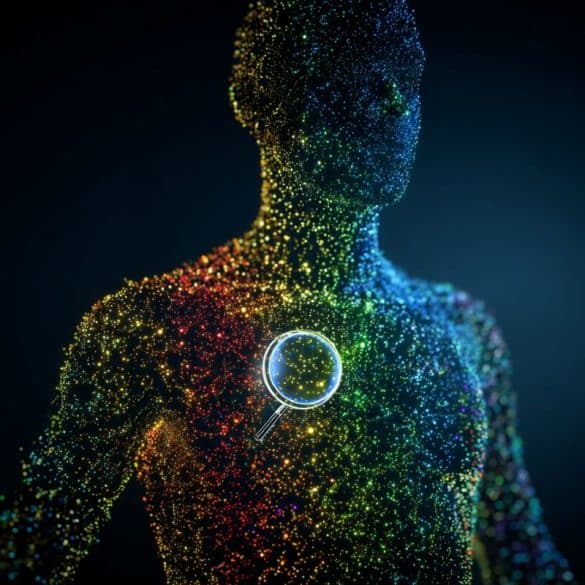 This shows the outline of a digital body.