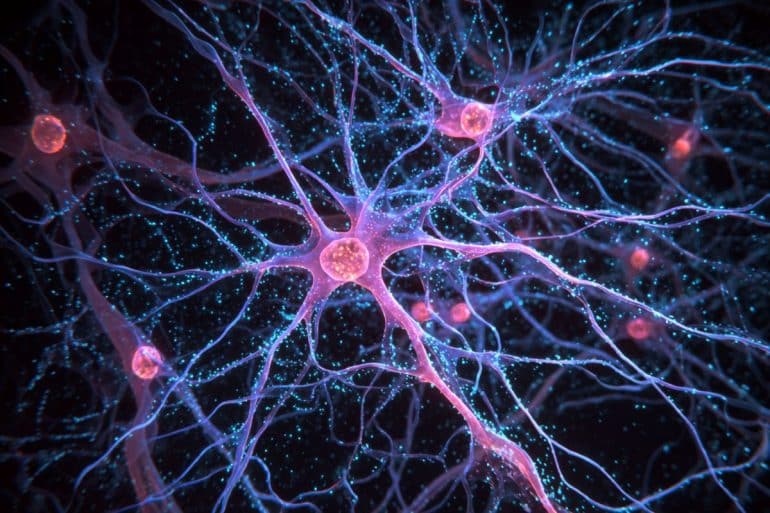 This shows astrocytes.