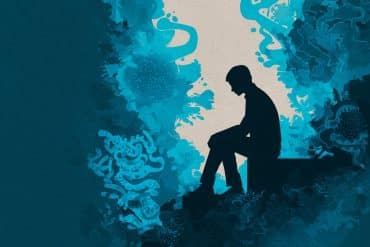 This shows a depressed person.