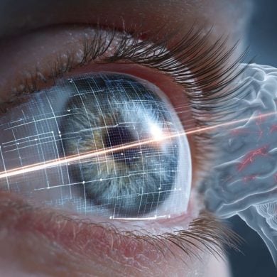 This shows a brain and an eye.