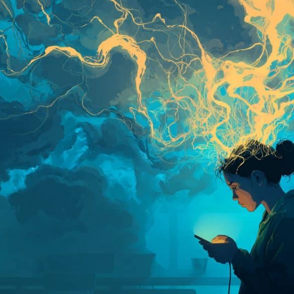 This shows a teen on a phone.