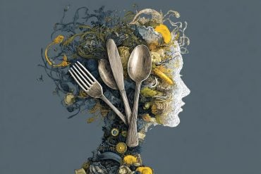 This shows a head and food.