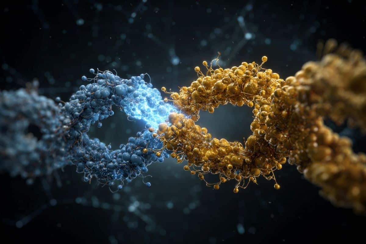 This shows a protein.