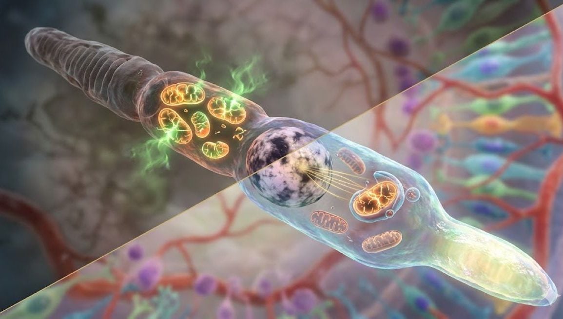 This shows a photoreceptor model, AI generated.