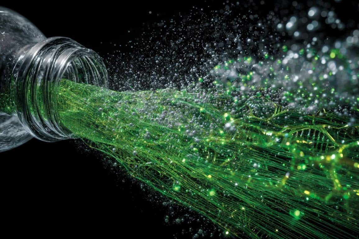 This shows a plastic bottle.