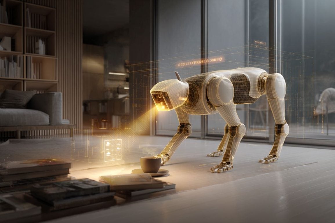 This shows a robot dog.