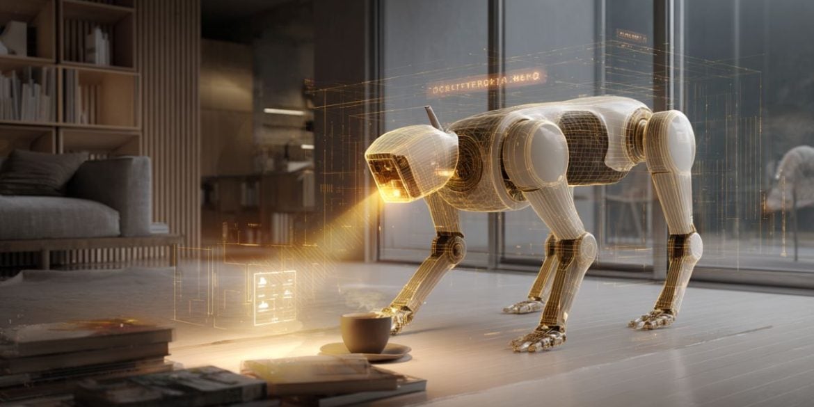 This shows a robot dog.
