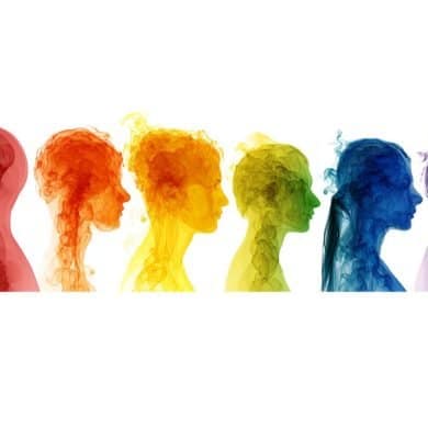 This shows the outline of heads.