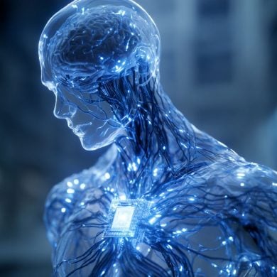 This shows the outline of a robot.