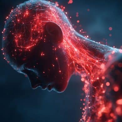 This shows the outline of a digital person.