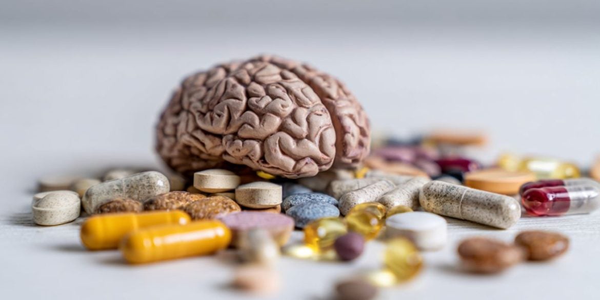 This shows a brain and pills.