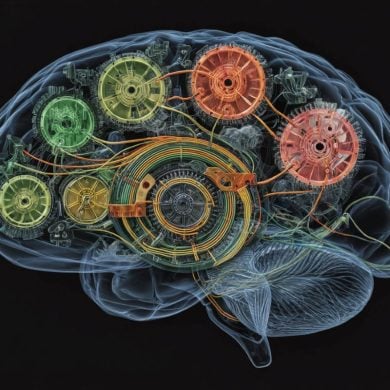 This shows a brain and a stopwatch.