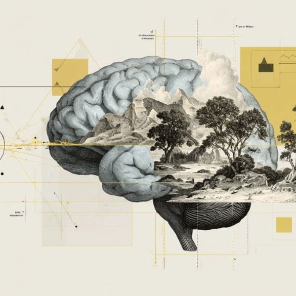This shows a brain and trees.
