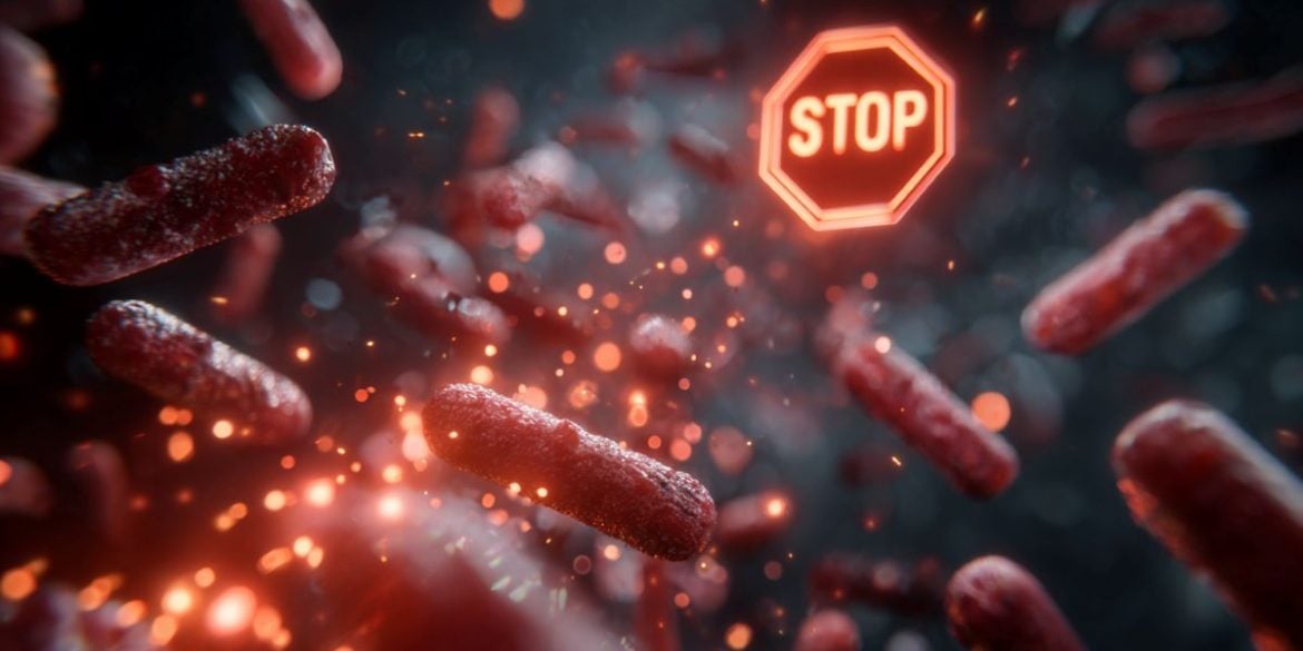 This shows gut bacteria.