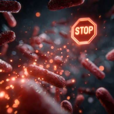 This shows gut bacteria.