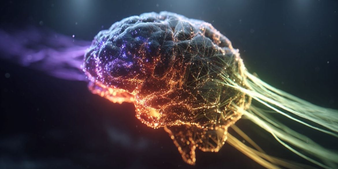 This shows a digital brain.