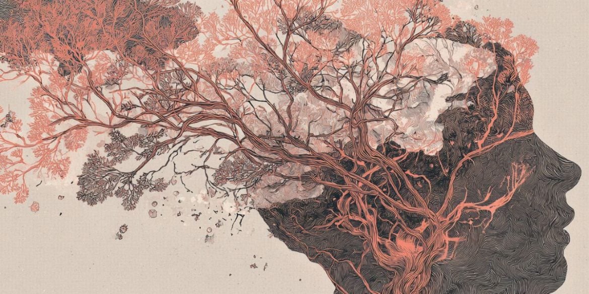 This shows a head and a brain.