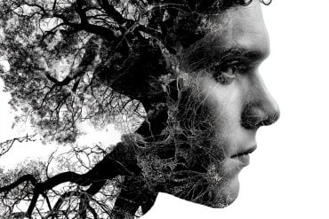 This shows a person's head and neurons coming out.