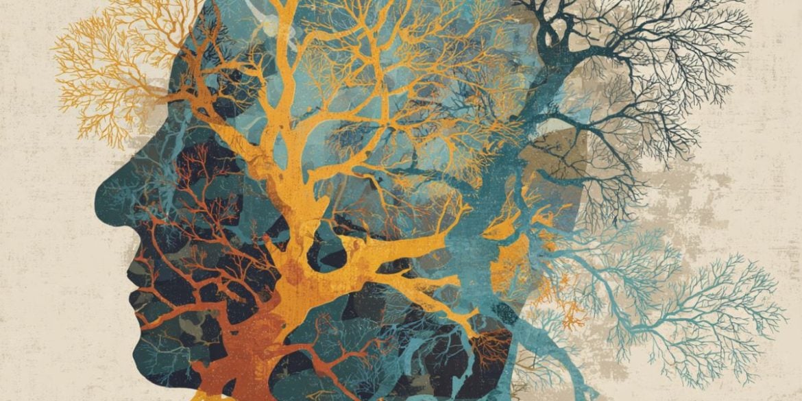 This shows a head and neurons.