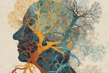 This shows a head and neurons.