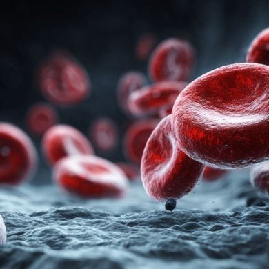 This shows blood plasma.