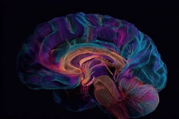 This shows a brain.
