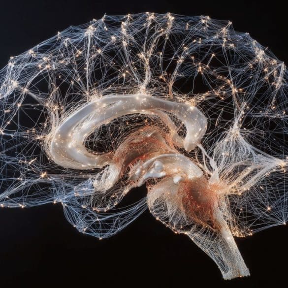 This shows a brain with points mapped.