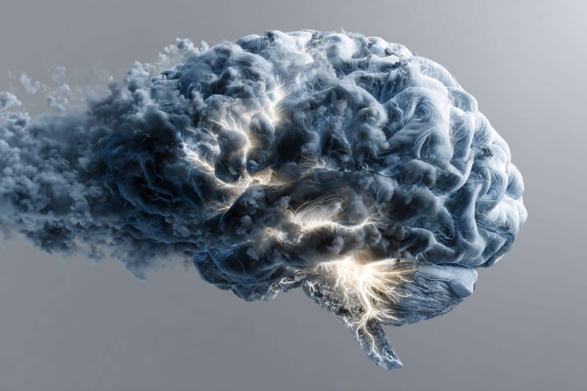 This shows a brain.