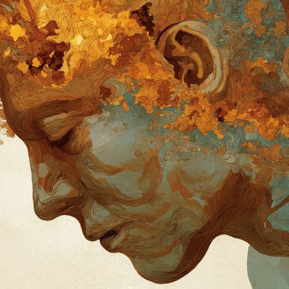 This shows a person's head.