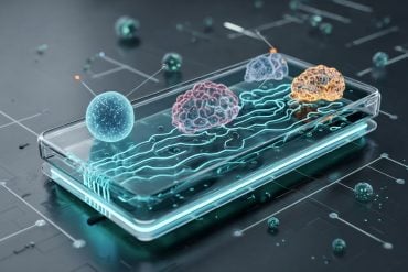This AI illustration shows brains on a plastic slide.
