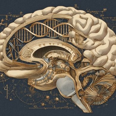 This shows a brain.