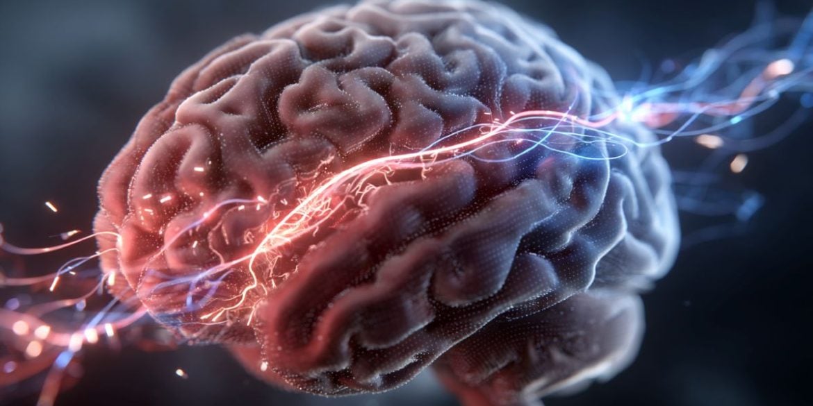 This shows a brain.