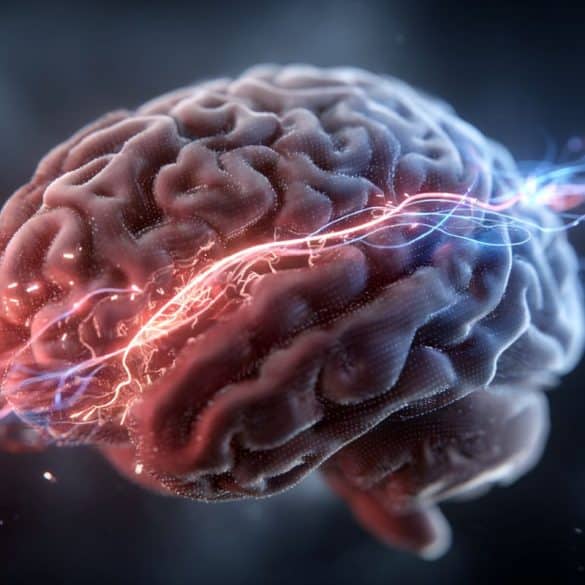This shows a brain.