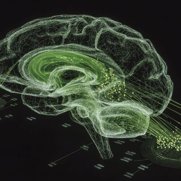 This shows a brain.