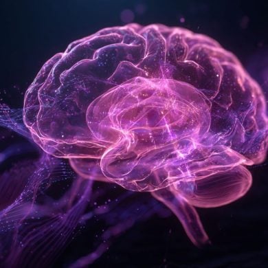 This shows a brain.