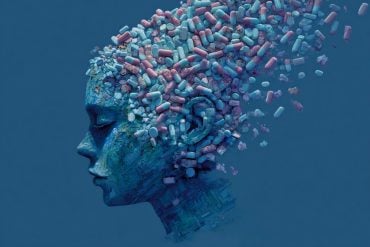 This shows a head and pills.