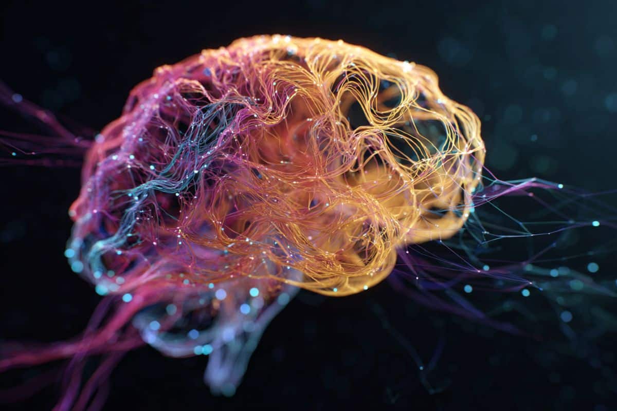 This shows a brain.