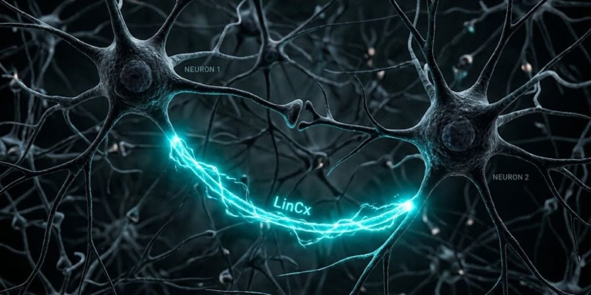 This shows neurons being bridged by the neurotech synapse.