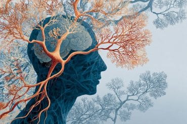 This shows a head and neurons.