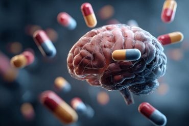 This shows a brain and pills.