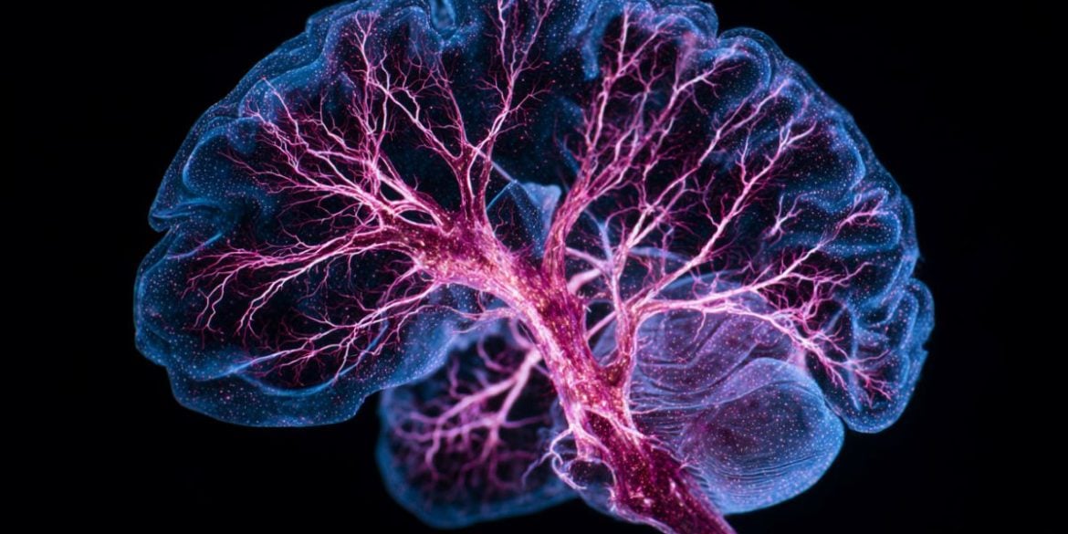 This shows a brain.