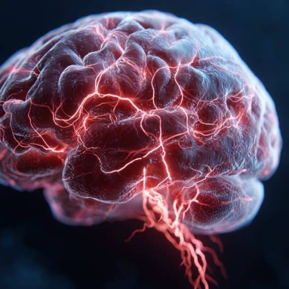 This shows a brain.