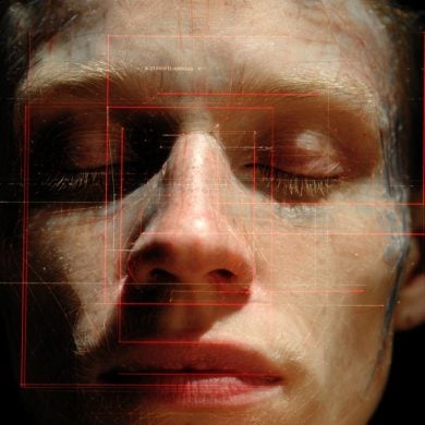 This shows a person's face.