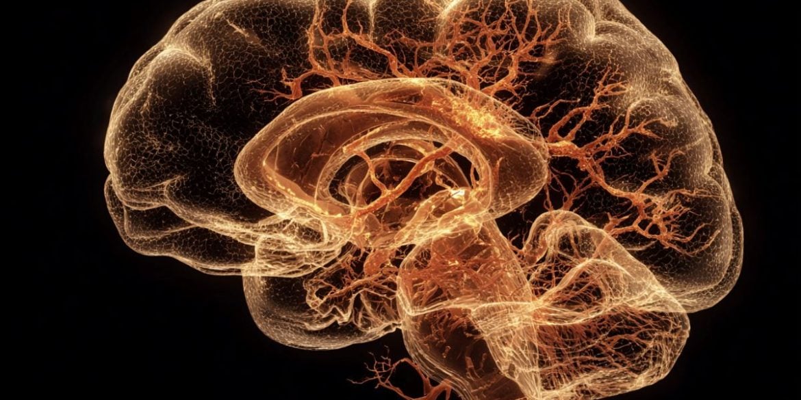 This shows a brain.